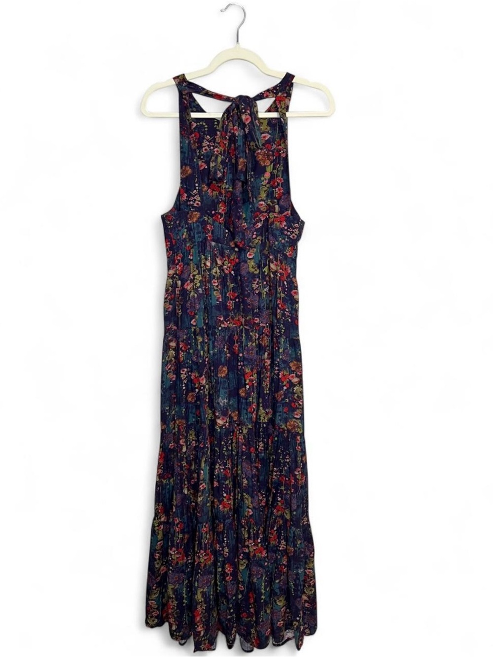 NWT Natural Life Halle Printed Halter Maxi Dress - Picture 8 of 8